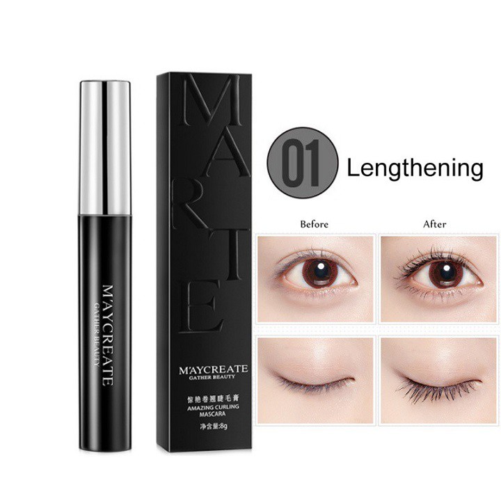 Mascara MAYCREATE làm dày và dài mi chuyên nghiệp | BigBuy360 - bigbuy360.vn