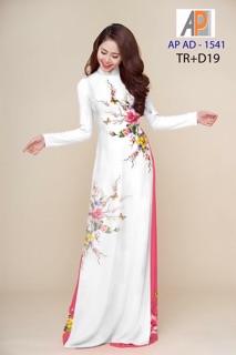 Vải áo dài hoa eo