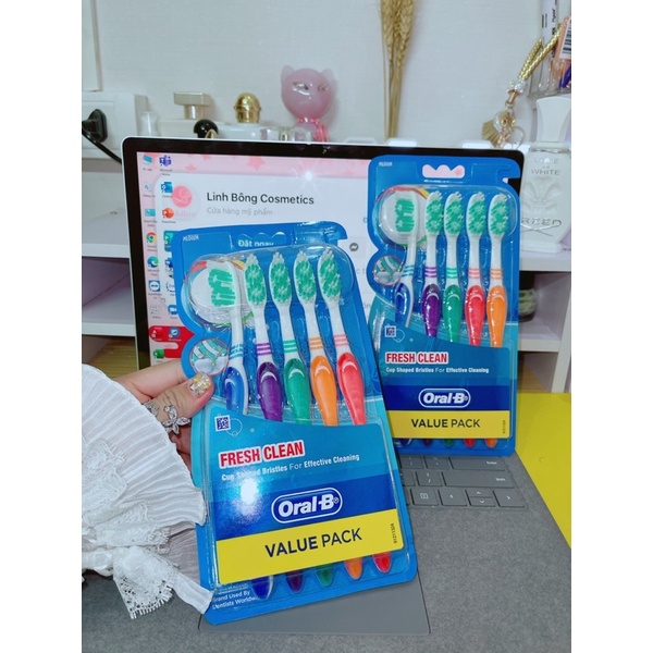 SET 5 BÀN CHẢI ĐÁNH RĂNG ORAL B CHO CẢ GIA ĐÌNH