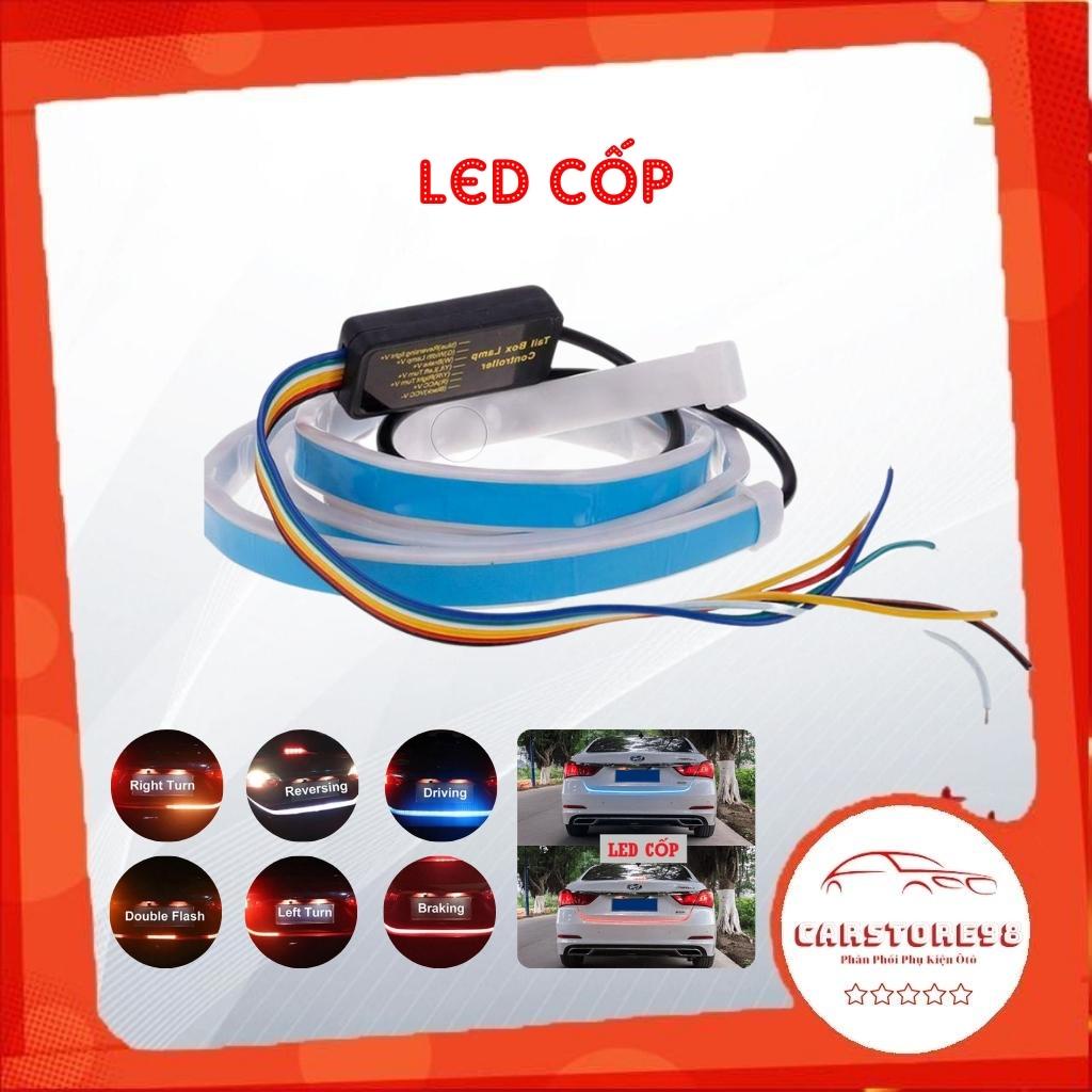 ✴Dây đèn led chạy đuổi dán cốp đa chế độ xe ô tô chức năng chống nước, có video thực tế.