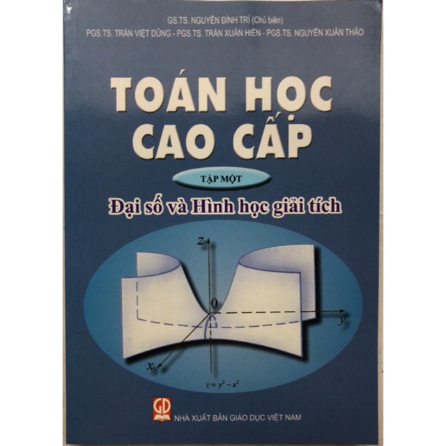 Sách - Toán học cao cấp Tập 1: Đại số và Hình học giải tích