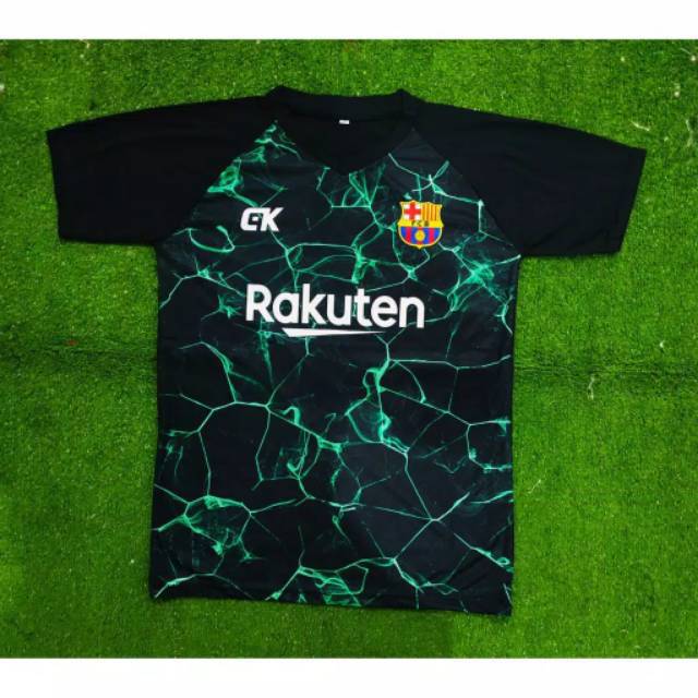 Áo Thun In Hình Bóng Đá Barca Size M-L-Xl