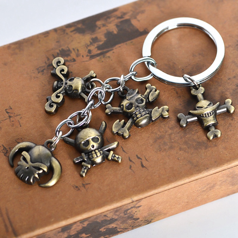 1 Móc Khóa Hình Đầu Lâu One Piece