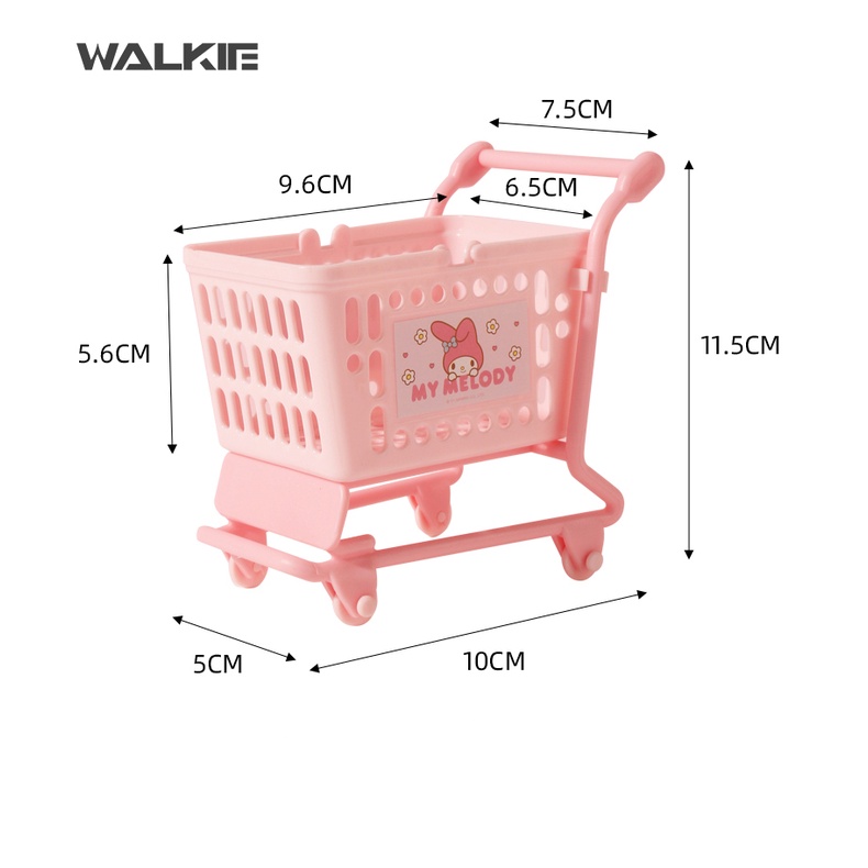 Hộp Đựng Mỹ Phẩm Đồ Dùng Mini Hình Cinnamoroll Melody Dễ Thương Để Bàn Trang Trí Nhà Cửa