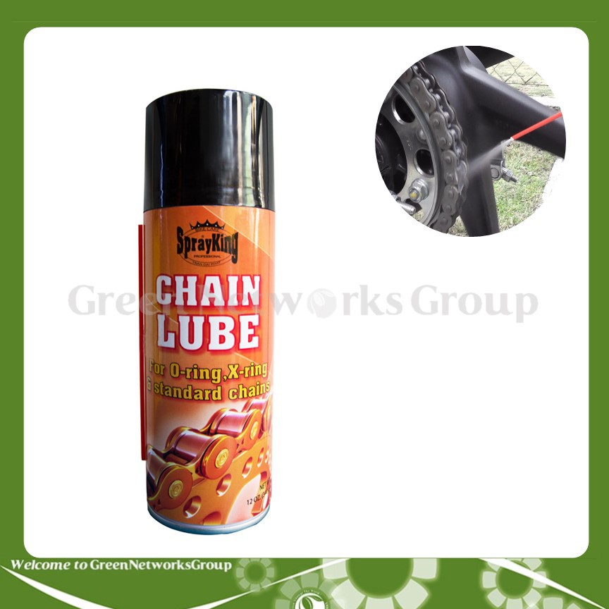 Chai Xịt Bôi trơn sên SprayKing Chain Lube 400ml Greennetworks