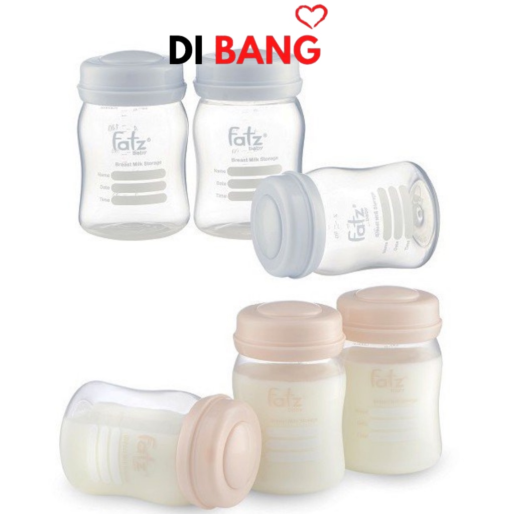 Bộ 3 bình trữ sữa mẹ 150ml FatzBaby / FB0120N