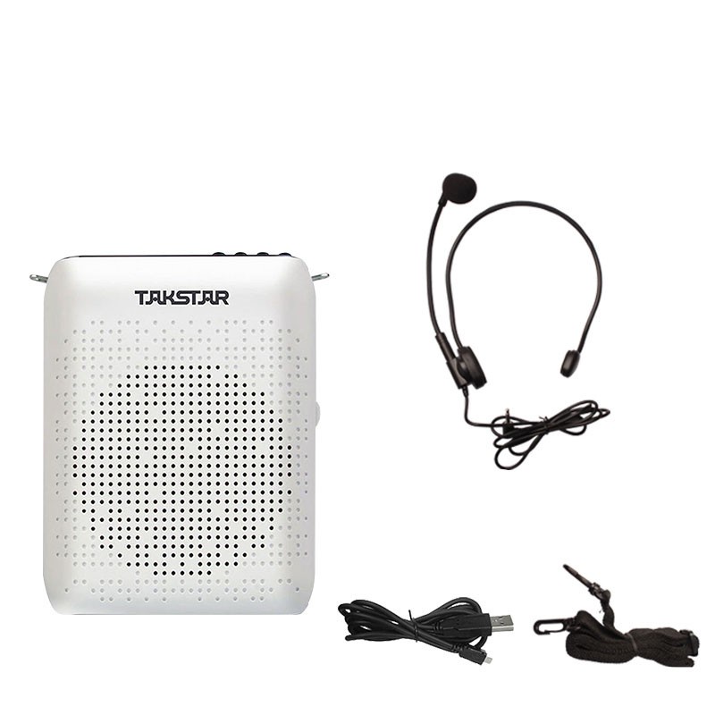 Máy trợ giảng Takstar E220 - Máy Trợ Giảng có dây/không dây  FM, Bluetooth, Loa Công Suất 8w, Thời Lượng Pin 10h