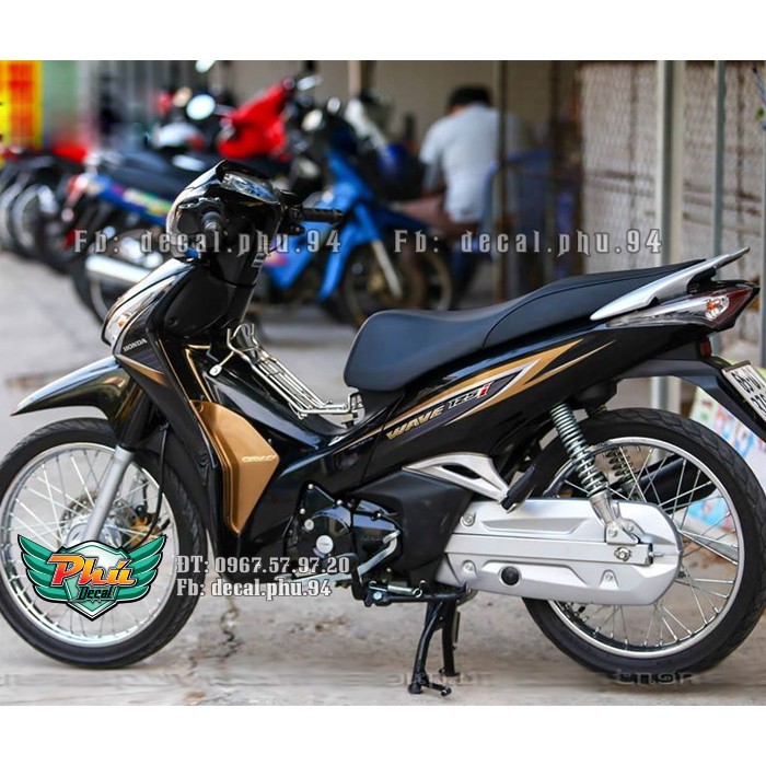 Tem rời Fu FI 2013-2017 đen đồng (V)