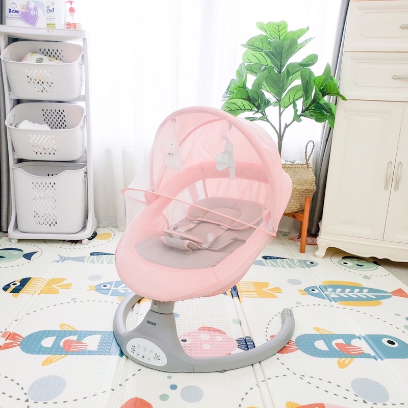 Nôi điện tự động Umoo cao cấp 2021 ( nôi đưa umoo)