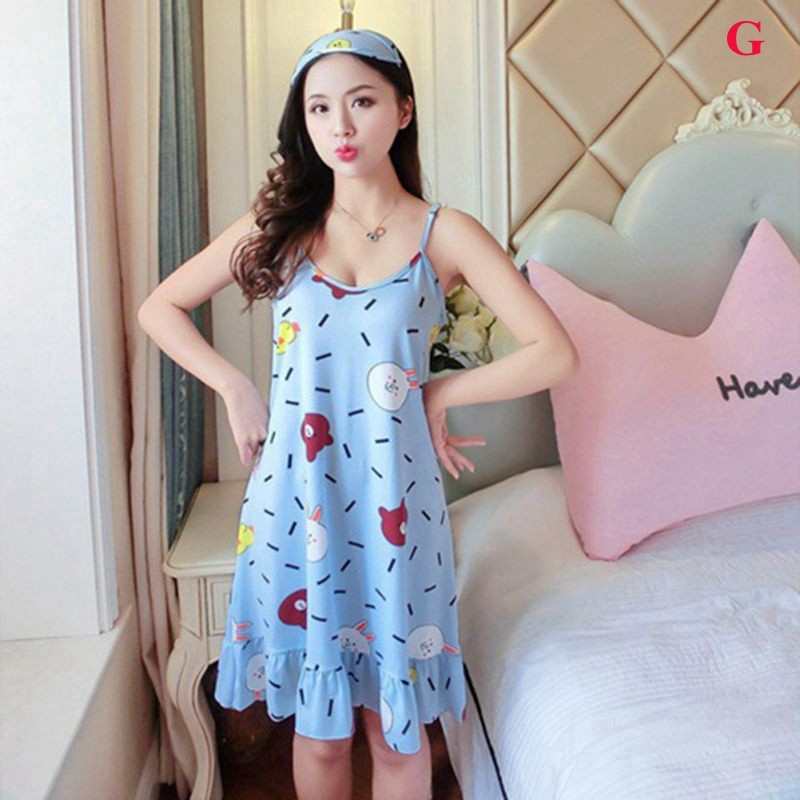 Đầm Ngủ Sát Nách Hoạ Tiết Hoạt Hình Đáng Yêu Cho Phái Nữ | BigBuy360 - bigbuy360.vn