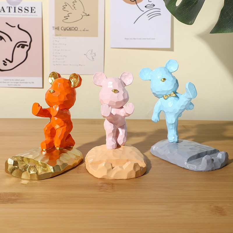 ⚡Hàng Hot⚡ Giá Đỡ Điện Thoại Gấu Giá Đỡ Điện Thoại Di Động Hình Gấu Violent Dễ Thương Sáng Tạo Mùa