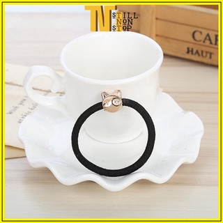 Thun Cột Tóc Cao Su Co Giãn Đầy Đặn Phong Cách Hàn Quốc