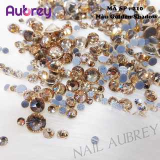 [Mã SP 210] Đá Nail Chân Lưới Mặt Cắt Đá Màu Golden Shadow