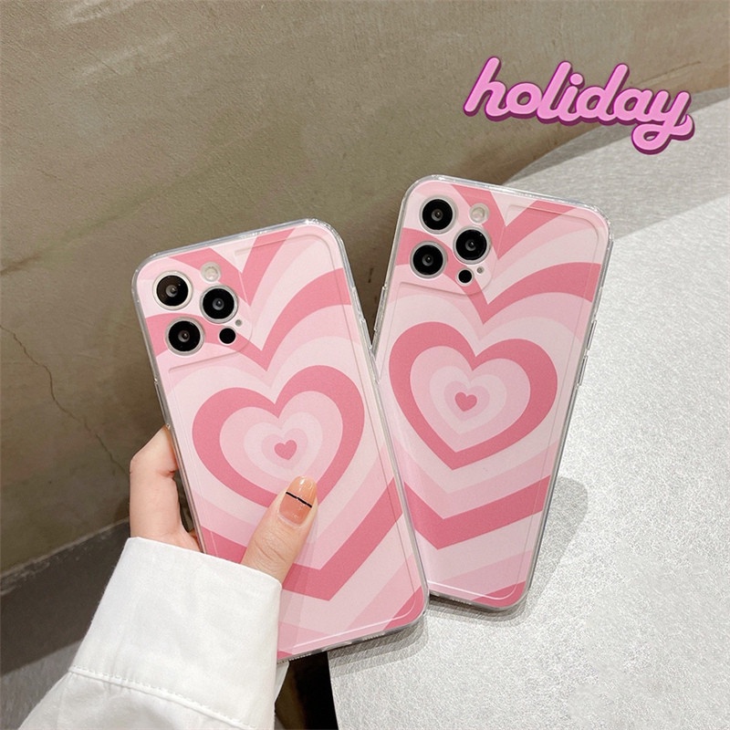 ốp iphone Hình Trái Tim Lớn Màu Đỏ tương thích Iphone 6s 6splus 7 7plus 8 8plus X XS 11 12 Pro Max Plus promax-277