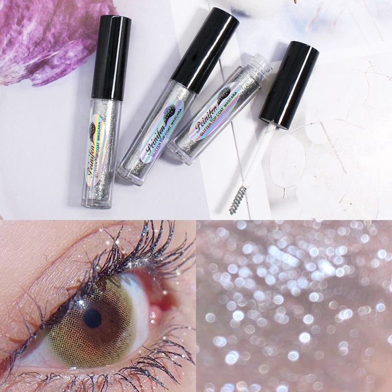 [Hàng mới về] Mascara kim tuyến lấp lánh trang điểm không thấm nước