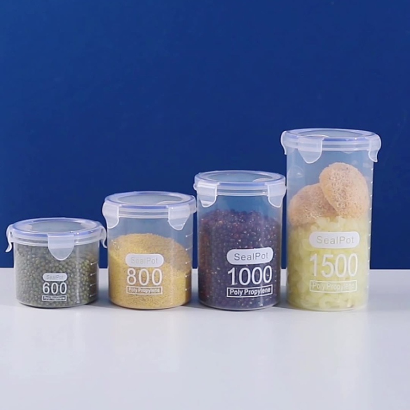 Hộp Đựng Thực Phẩm Trong Suốt Chống Ẩm Tiện Dụng Cho Nhà Bếp