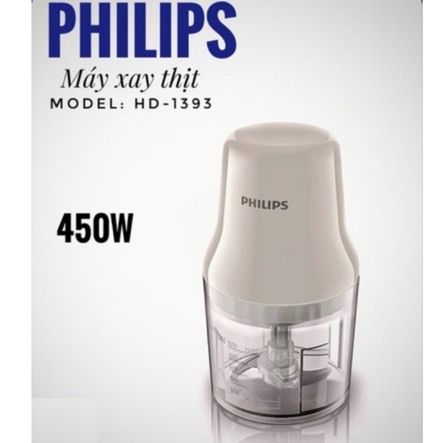 MÁY XAY THỊT PHILIPS HR1393 450W CHÍNH HÃNG