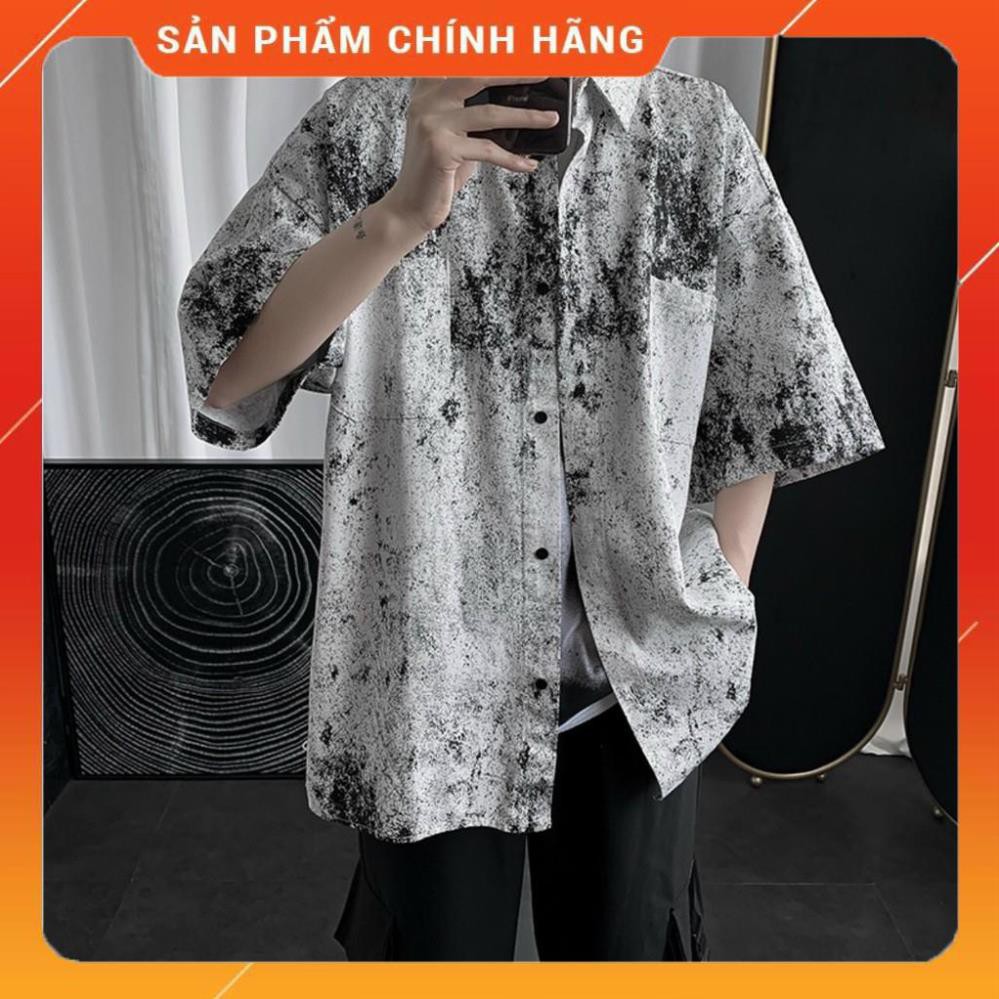 [Siêu Phẩm] Áo sơ mi nam họa tiết chấm bi độc đáo nổi bật- Áo sơ mi nam nữ unisex đẹp