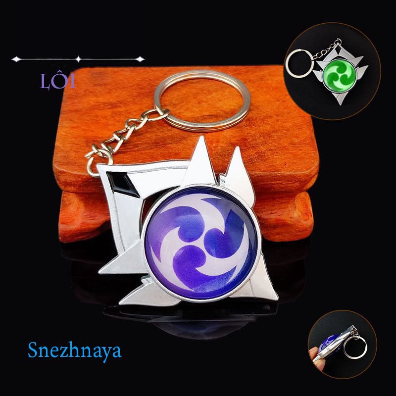 Móc khóa Vision Snezhnaya - Genshin Impact | Baystore