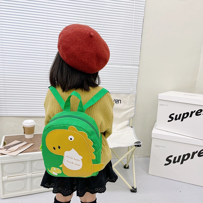Balo Cho Bé Mầm Non, Balo Khủng Long siêu cute cho bé trai và bé gái 2 - 6 tuổi đi học mẫu giáo