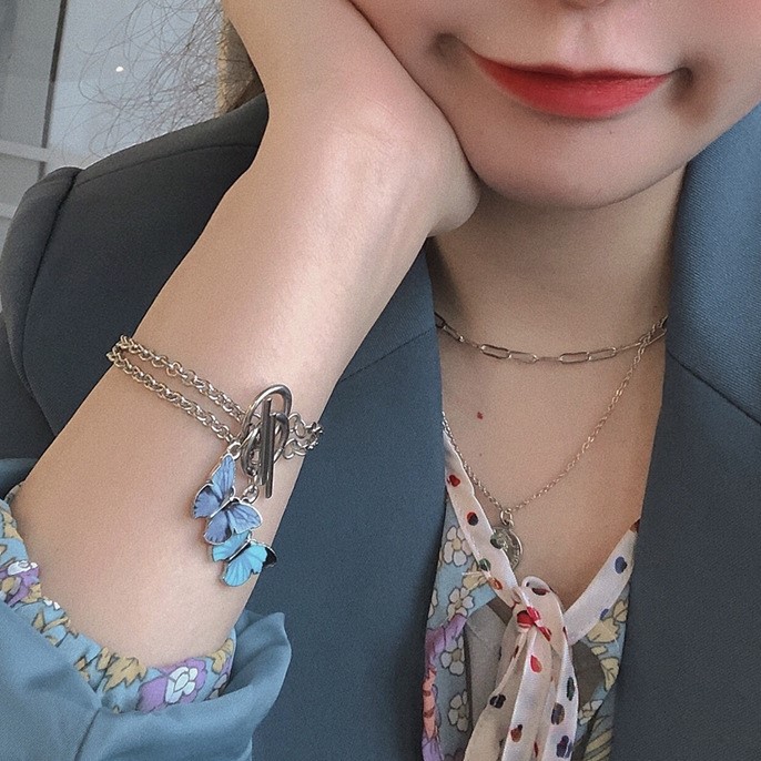 [Mã FAMAYFA giảm 10K đơn 50K] Vòng Tay Nữ Trang Trí Hình Con Bướm - Thiết Kế Độc Đáo, Tinh Tế | BigBuy360 - bigbuy360.vn