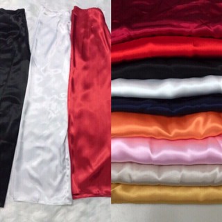 QUẦN lụa phi bóng mặc áo dài lưng có thể tháo rộng