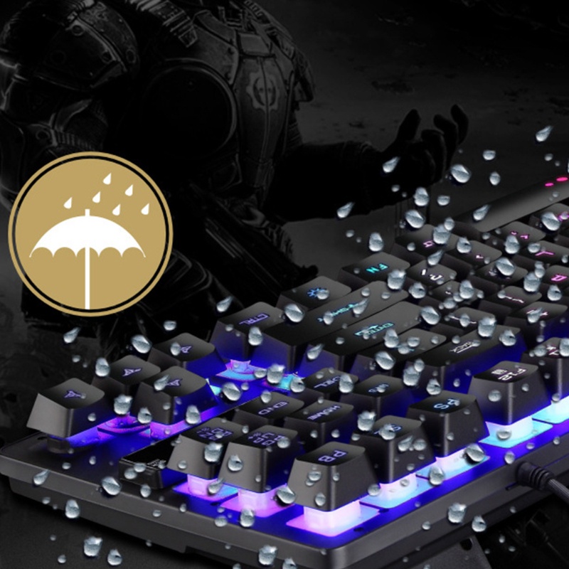 Bàn PhíM Cơ Gaming GK-10 RGB 87 PhíM Có Dây Cho PC / Laptop