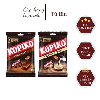 Kẹo cà phê và cà phê sữa kopiko gói 150g cappuccino
