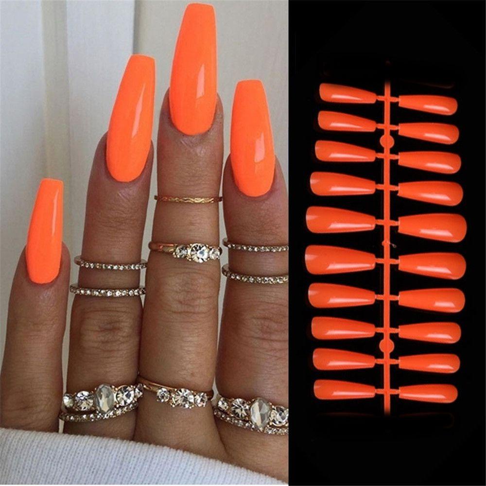 Bộ 20 Móng Tay Giả Bằng Acrylic UV DIY Ốp