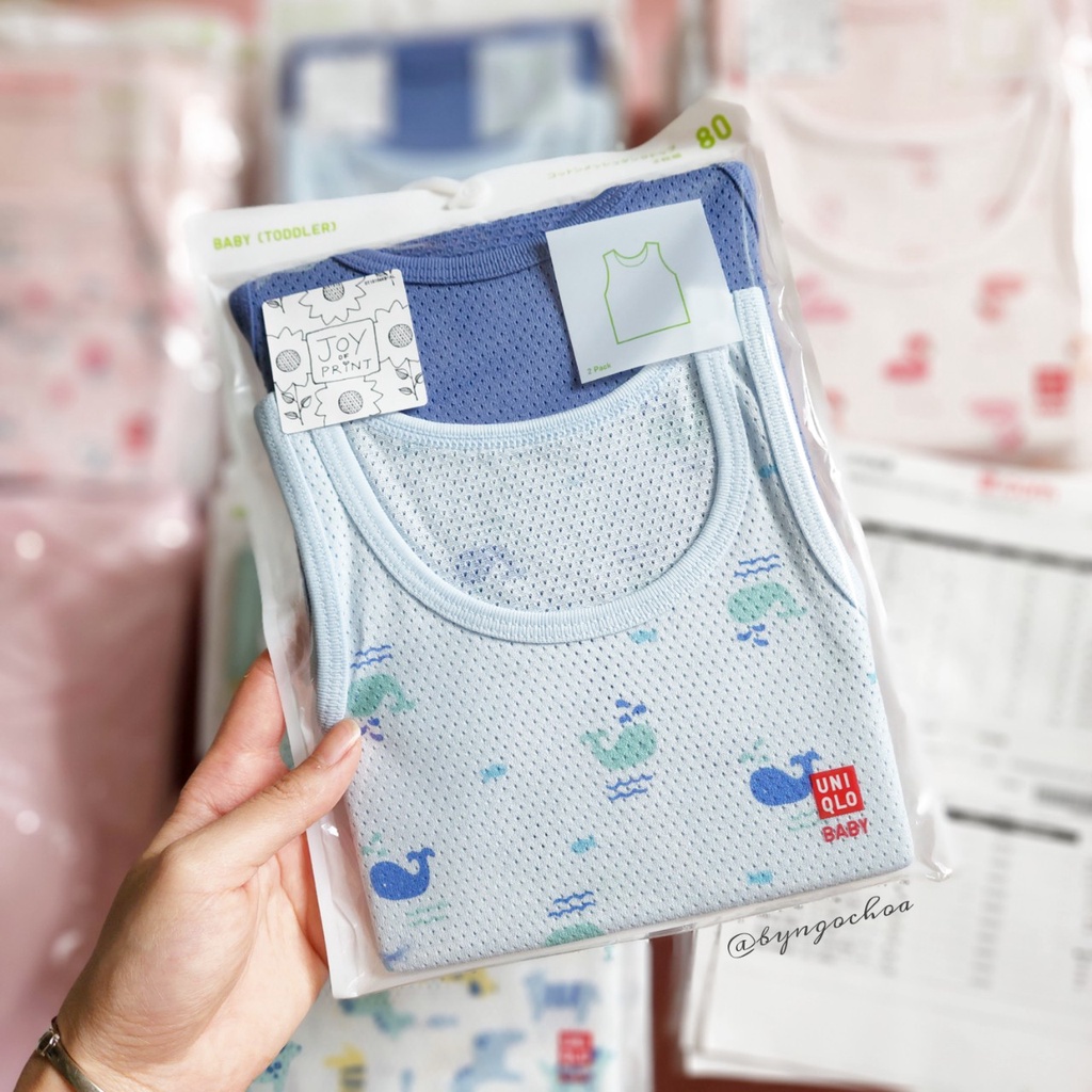 Set 2 áo lưới cho bé mặc mùa hè Uni