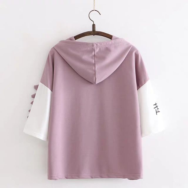 Áo thun khủng long có mũ | BigBuy360 - bigbuy360.vn