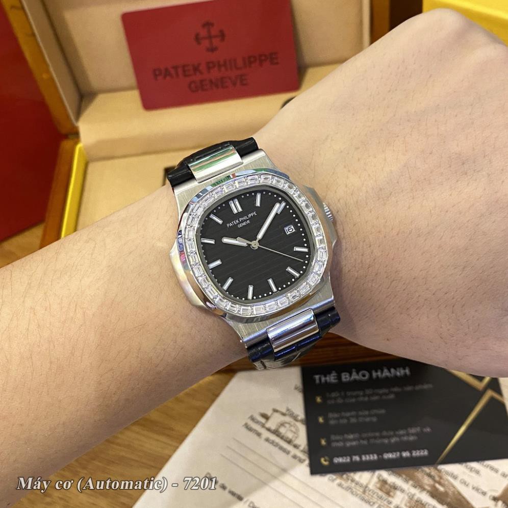 [ĐỒNG HỒ CƠ] Đồng hồ nam PP - Viền đá SIÊU CẤP - Bảo hành 24th - chống thấm nước | BigBuy360 - bigbuy360.vn