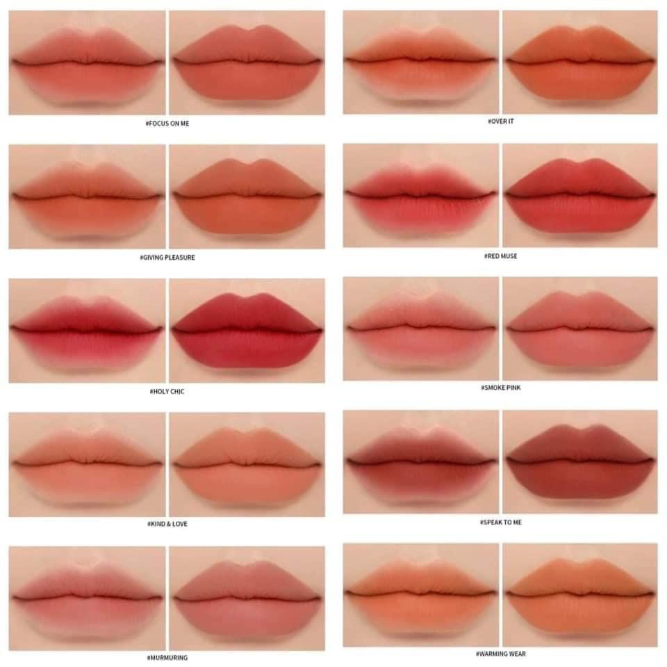 {XẢ KHO SỈ} Son Thỏi Lì Vỏ Trong 3CE Soft Matte Lipstick 3.5g