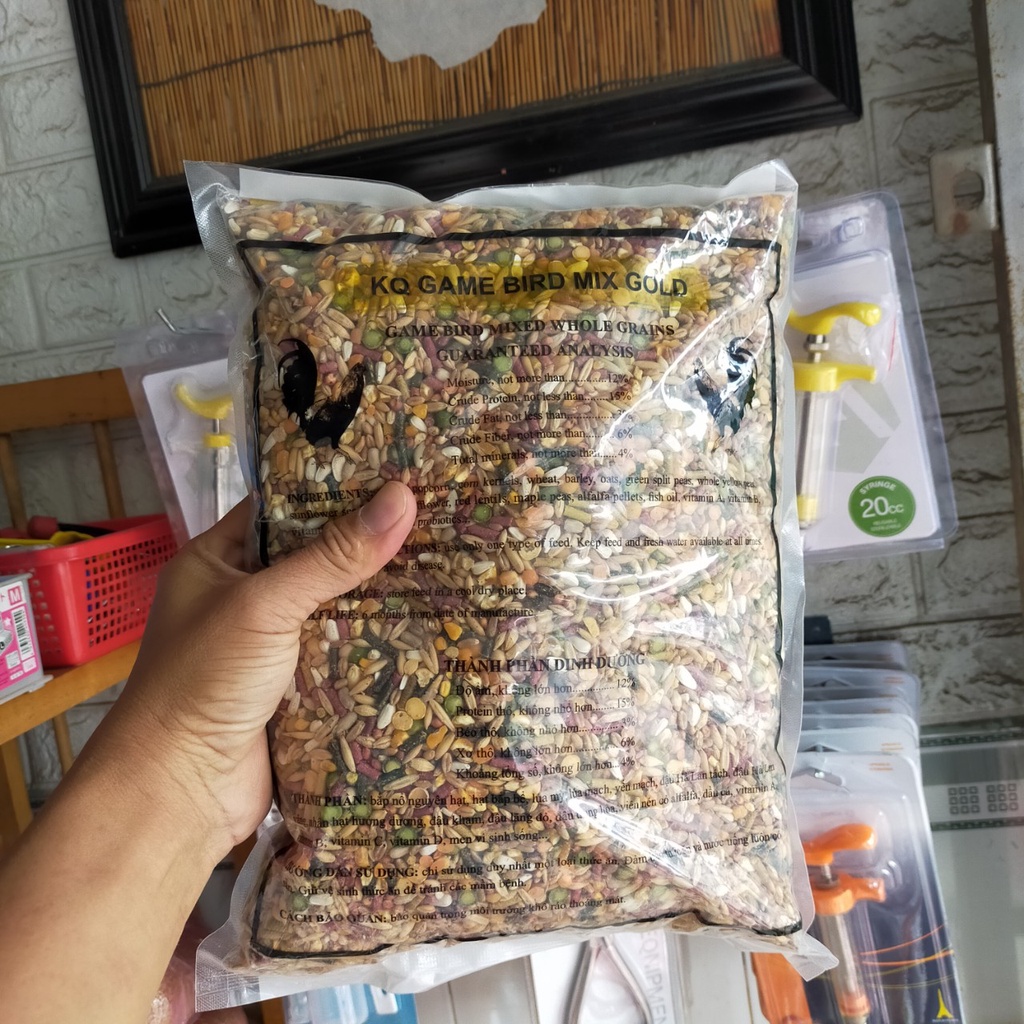 Ngũ cốc gà đá KQ GAME BIRD MIX GOLD gói 2,26kg
