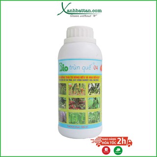 Dịch trùn quế hữu cơ Bio 04 dưỡng hoa và hạn chế rụng hoa, rụng quả cho cây 500 ml