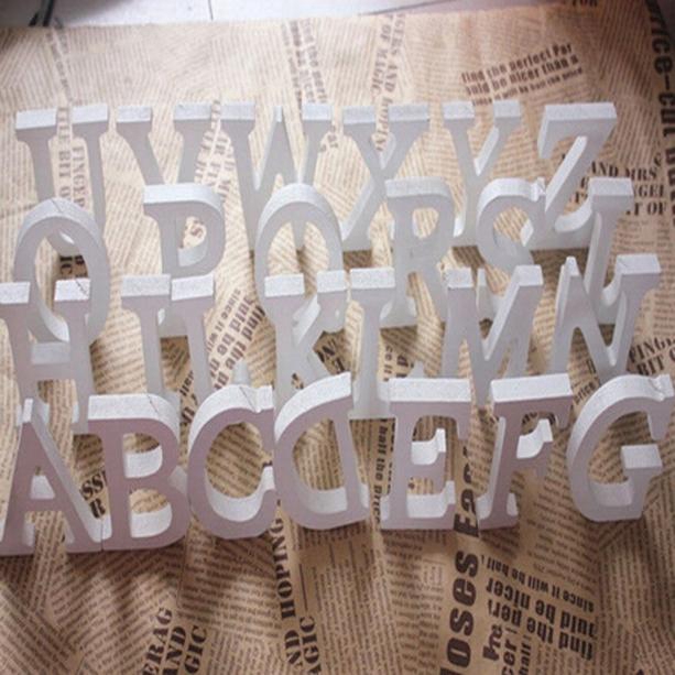 26 Wooden Freestanding Wooden Letters,House DIY Wedding Birthday Party Home Shop Decorations