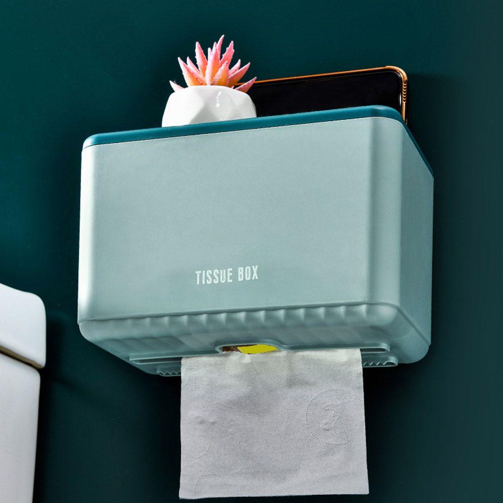 GOGOUP Giá Đỡ Cuộn Giấy Vệ Sinh Gắn Tường Đa Năng Chống Nước Không Cần Đục Lỗ