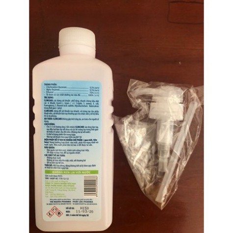 Nước rửa tay CLINCARE chai 500ml Minh Khang Pharmacy