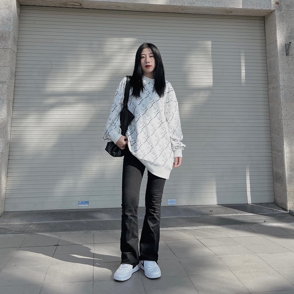 Áo Sweater MENTAL® Họa tiết MT Monogram