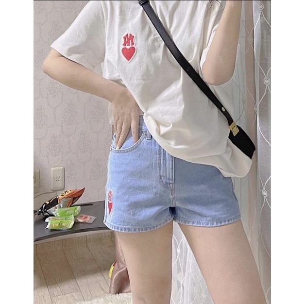 (1:1) Quần Short jean 2 màu đậm và nhạt hàng chuẩn full tag mạc từng chi tiết .Chất mềm đẹp