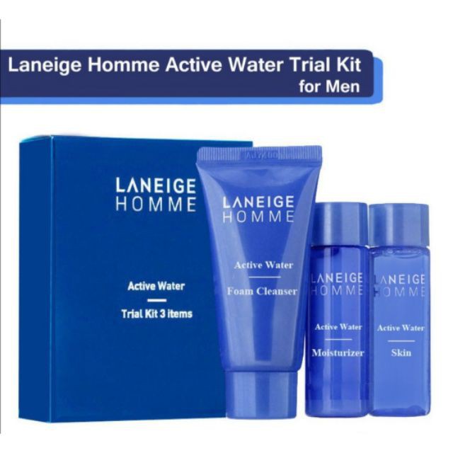 Set 3 món LANEIGE Water Bank Moisture + Hydro Kit