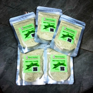 100g Bột handmade đậu xanh Dành cho da mụn, viêm nang lông