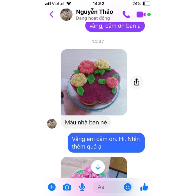 Bột lá cẩm tím tạo màu bánh, thạch, xôi 30g TG FOODS