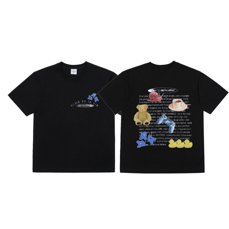 Áo Thun Tay Ngắn In Chữ AD&amp;V Plus Size Cho Nam Nữ