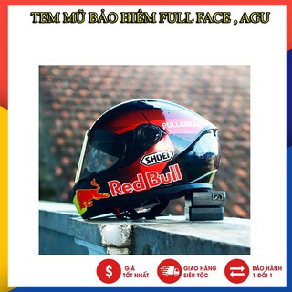 TEM MŨ BẢO HIỂM FULL FACE , AGU