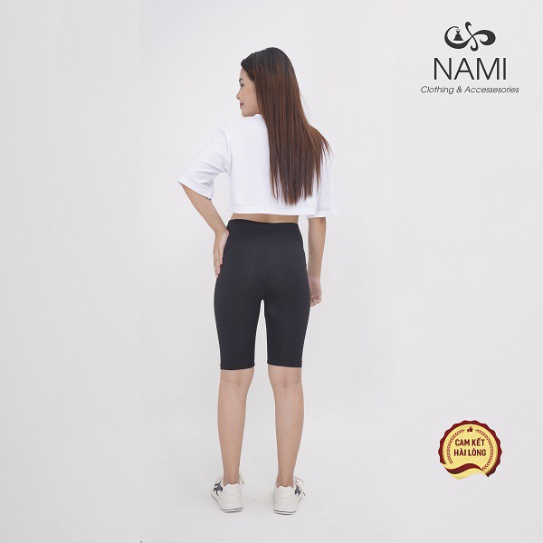 Quần legging lửng thái, quần ngố đùi thái cạp chun,chất vải dày dặn co giãn 4 chiều