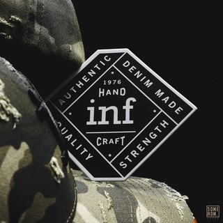 Nón INF Camo Thêu Chữ 
