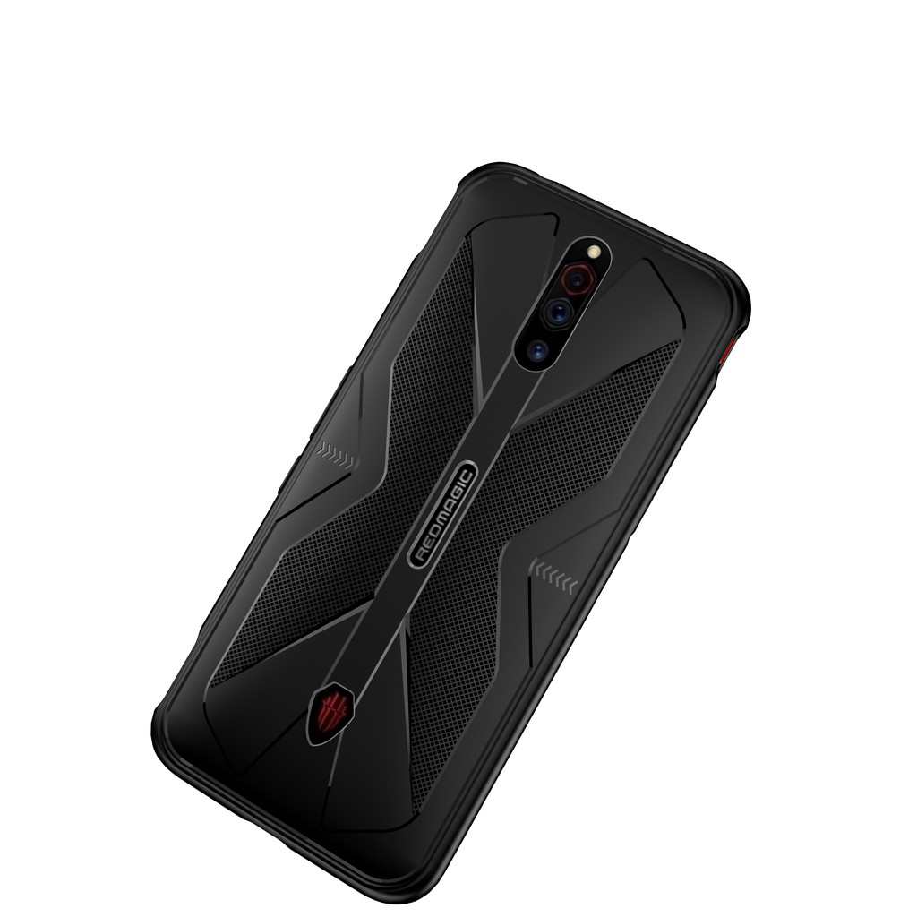 Ốp lưng Red Magic 5G / Red Magic 6 / 6 Pro chống sốc tản nhiệt vân Carbon kiểu dáng Gaming cao cấp 1