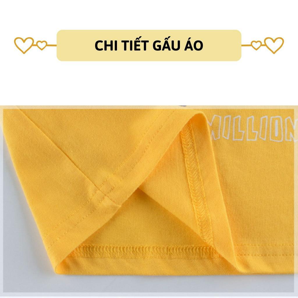 Áo thun bé trai ngắn tay 27Kids áo cộc nam 100% Cotton cho trẻ từ 2-10 tuổi BSTS2