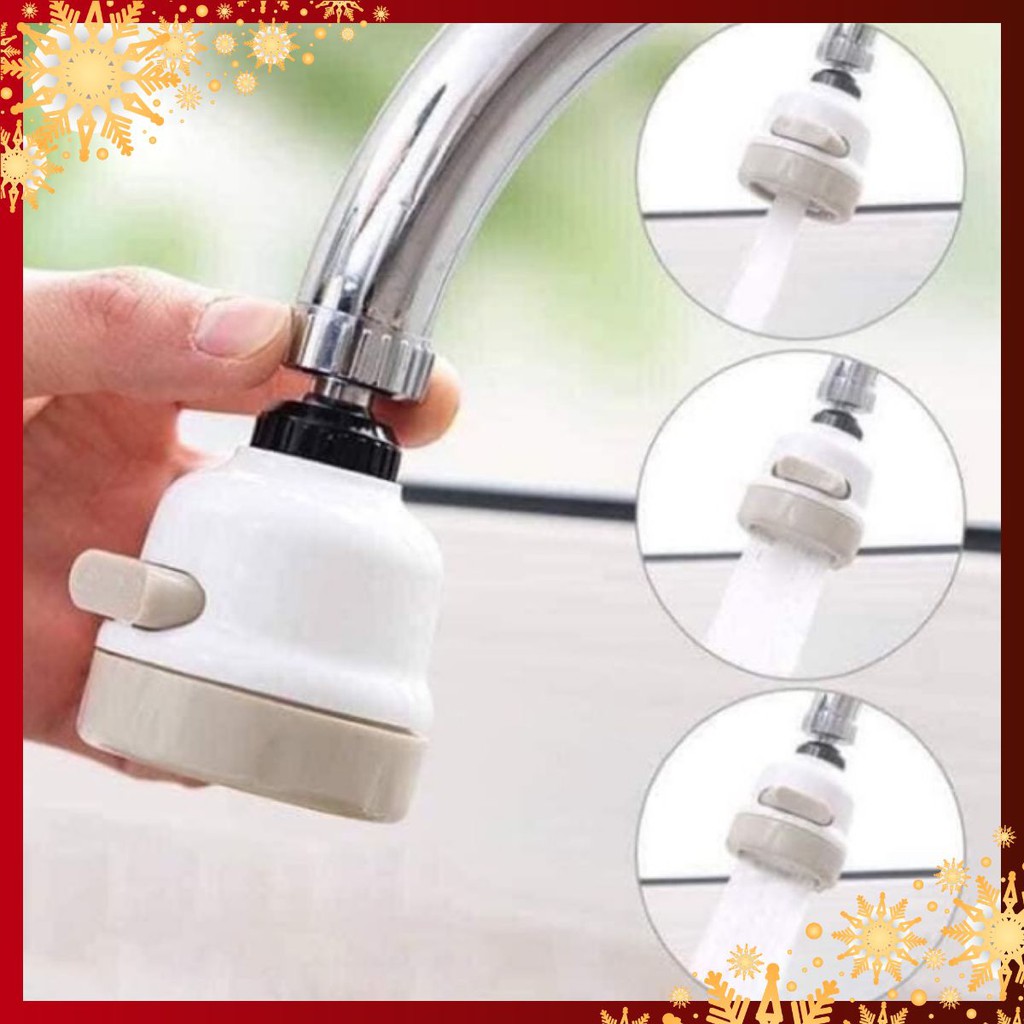 ĐẦU NỐI VÒI NƯỚC TĂNG ÁP XOAY 360 ĐỘ CÓ 3 CHẾ ĐỘ